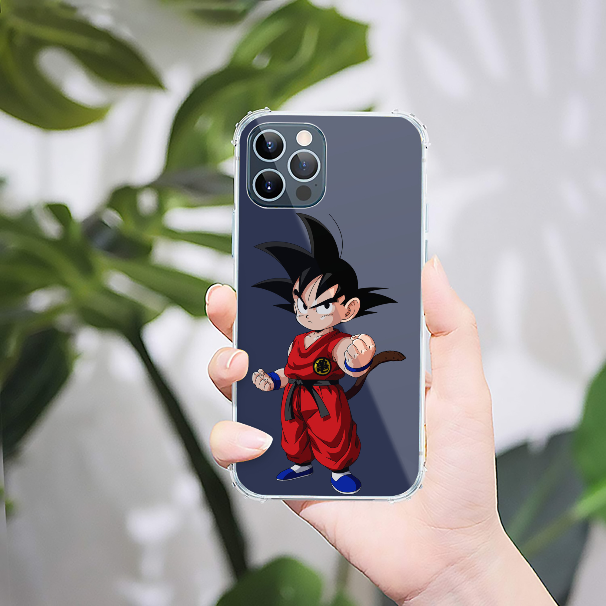 （画像用） ドラゴンボール 孫悟空（そん ごくう）Son Goku カカロット DRAGON BALL Kakarotto 【iPhone 12シリーズ対応】透明スマホケース（クリアソフトケース）